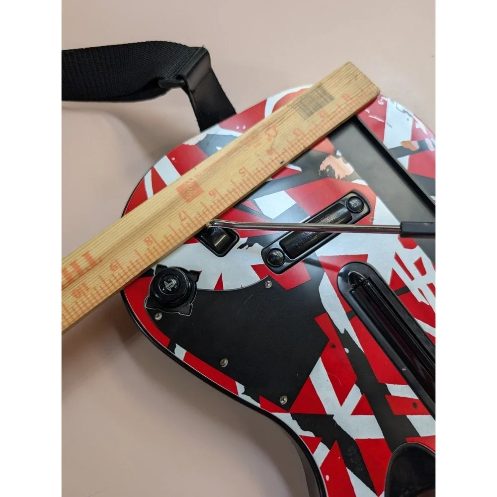 Van Halen Frankenstrat Guitar Hero Faceplate Guitar Van Halen Nintendo Wii PS